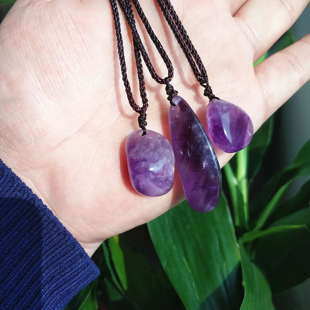 

High quality natural quartz crystal pendant Lapis lazuli, mineral specimen stone pendant,7 chakra yoga stone