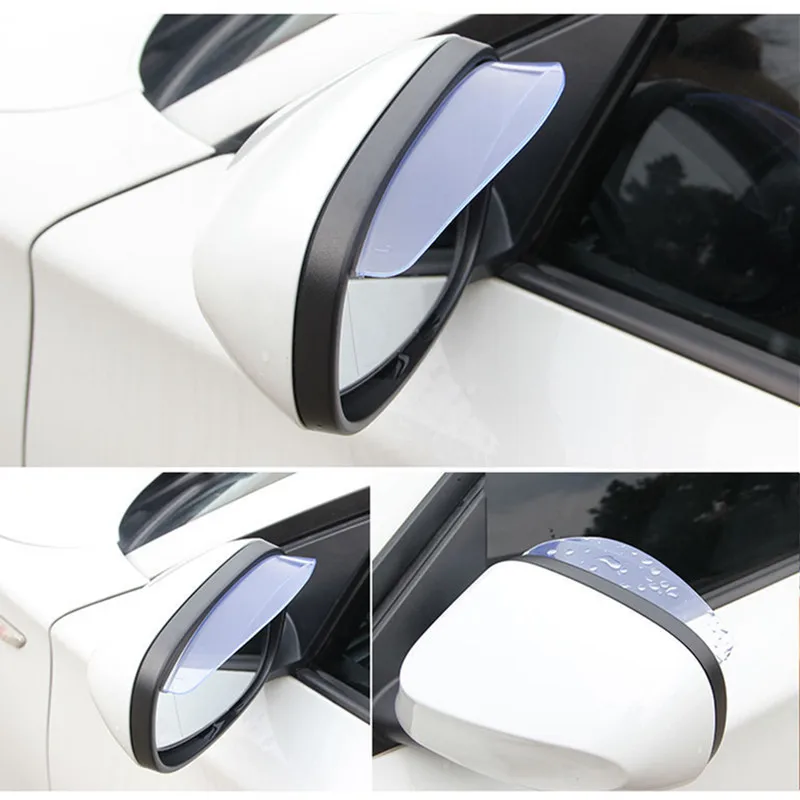 

Lite car rearview mirror rain eyebrow visor rearview mirror rain eyebrows flashing mirror reflector visor