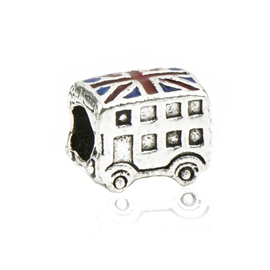 

New Punk Tibet Silver Color Small Cars Beads Charms Fit Pandora Bracelets Necklaces for Women Hot Sale Night Club DIY Jewelry