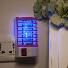 Новинка! Светодиодный светильник от комаров, электрическая ловушка от комаров, мух, насекомых, насекомых, ловушка, ловушка для убийц, ночная лампа, освещение с европейской вилкой