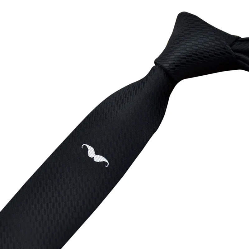 British Style Polyester Business Ties for Men Formal Slim Arrow Corbata