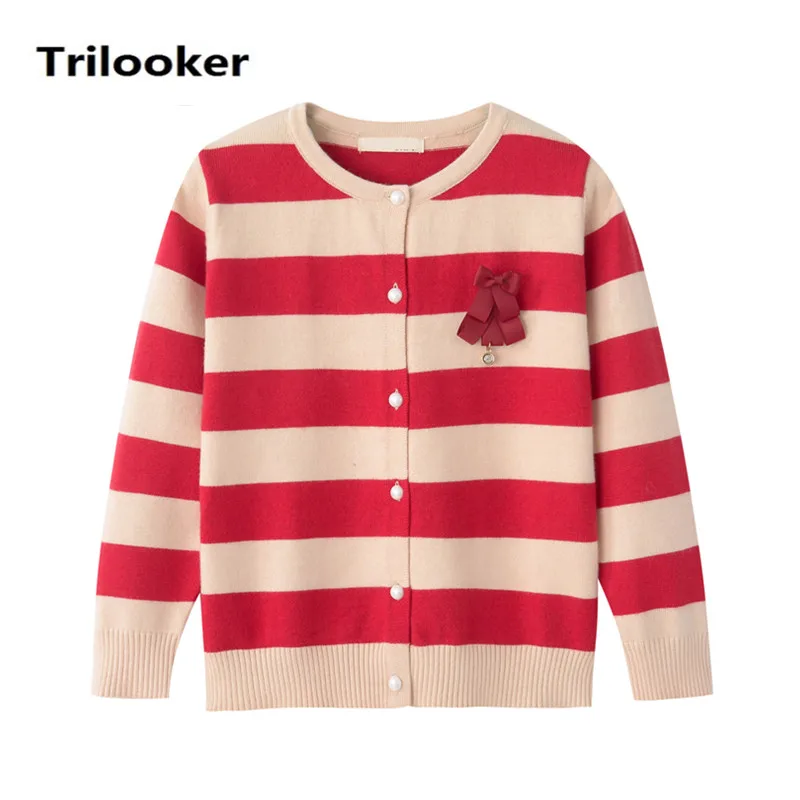Кардиган вязаный в полоску для девочек 3 8 лет|girls cardigan sweater kids|knit kidskids knit |