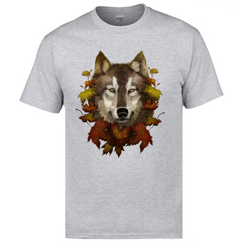 Leaf Teen-Wolf футболка 3D волк 100% хлопок мужская модная крутая оптовая