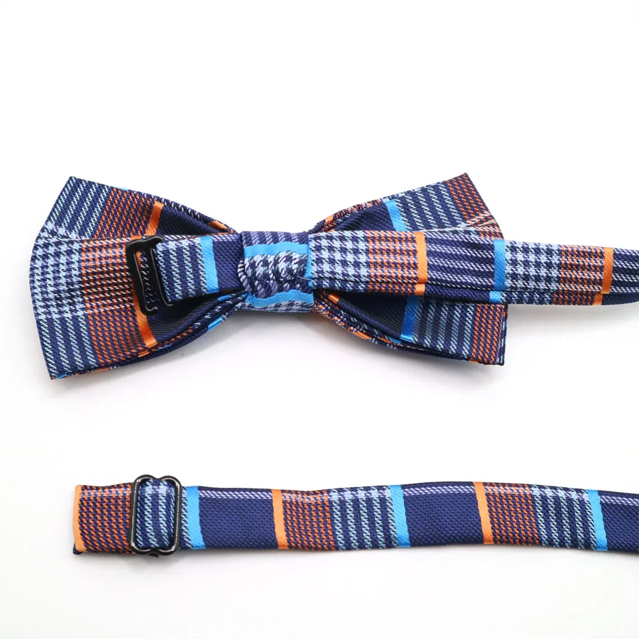 Модные Для мужчин полиэстер Шелковый Полосатый горошек смокинг Bowties мужские галстуки; Свадебная вечеринка бабочкой классические Регулируемая бабочка
