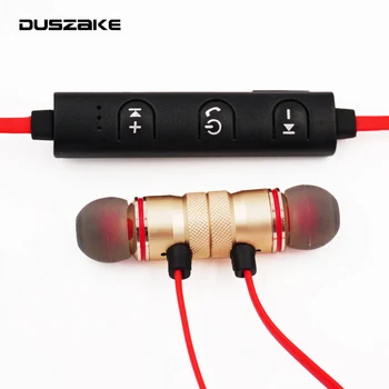 

DUSZAKE L16 Magnetic Wireless Bluetooth Earphone For Phone Bass Headphone Wireless Bluetooth Earphone For Xiaomi Phone Running