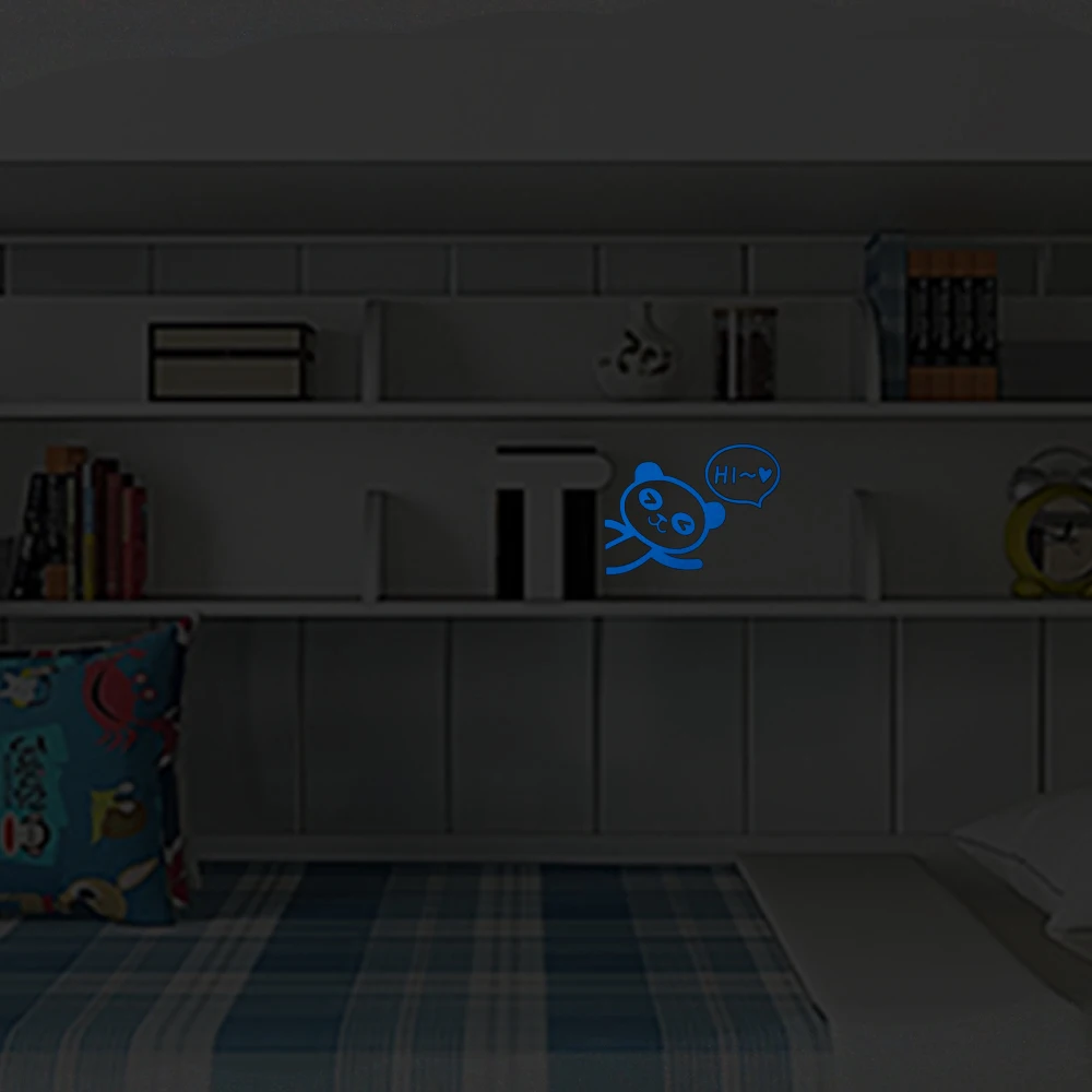 الكرتون الباندا مرحبا مضيئة التبديل ملصق يتوهج في الظلام الجدار ملصق غرفة الطفل السرير الأثاث خزانة الباب محمول diy ملصقا الكرتون الباندا مرحبا مضيئة التبديل ملصق يتوهج في الظلام الجدار ملصق غرفة الطفل السرير الأثاث خزانة الباب محمول diy ملصقا