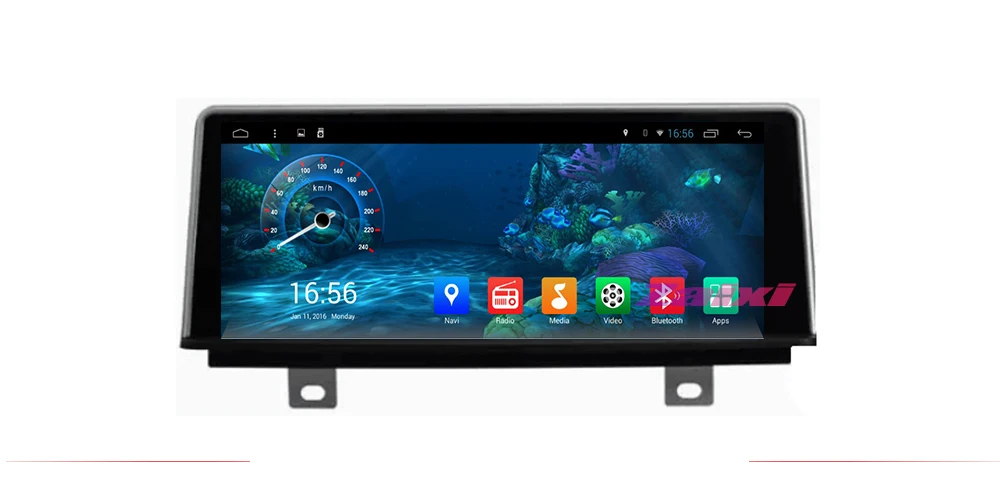 Top Car Android System 1080P IPS LCD Screen For BMW 1 Series F20 F21 2011-2016 NBTCar Radio Player GPS Navigation BT WiFi AUX 1