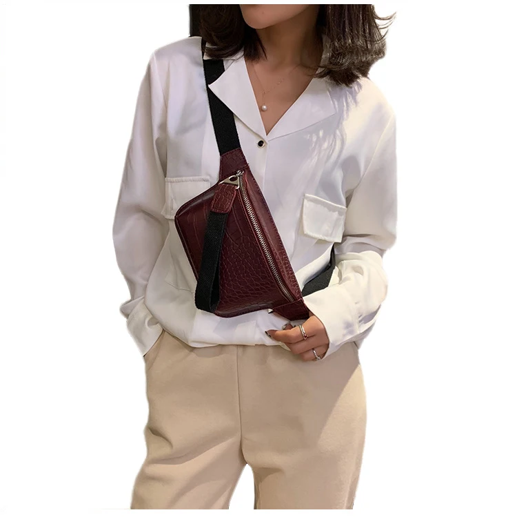 

Women Crocodile bag multicolor messenger chest bag clutch getting Pu leather handbag cross body bag Fashion high quality