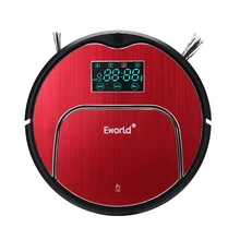 Eworld M883 Newest Cleaner Robot Robot Vacuum Cleaner Speed Adjustment Remote Controller Anti-falling updated From M884
