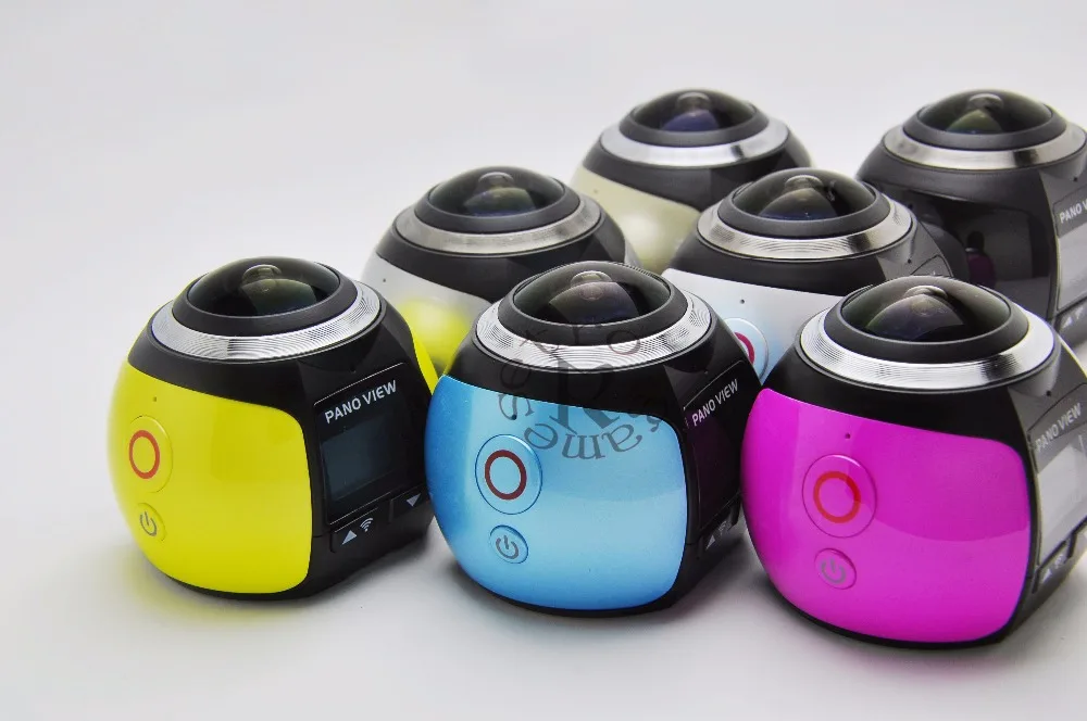 V1 360 Video Camera Wifi HD Mini Panoramic Camera 360 Video Camera Sports Camcorder for Virtual Glasses VR DVR Cam