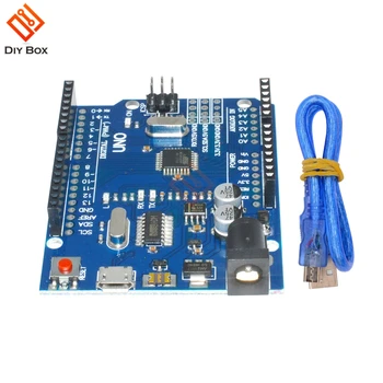 

Micro USB UNO R3 MEGA328P CH340 CH340G Board ATMEGA328P-AU Controller Module Replace ATmega16U2 Cool Version One