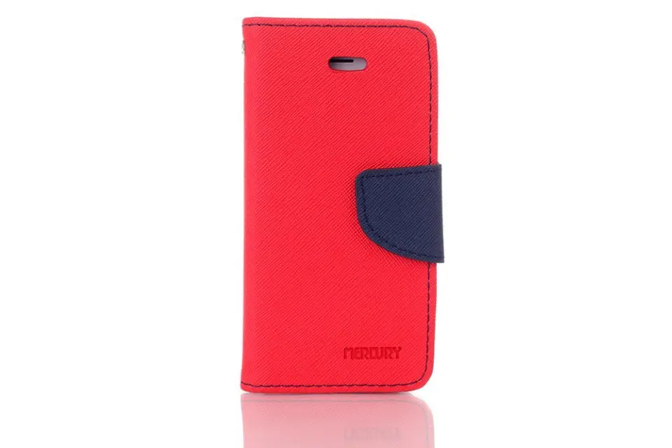 

100pcs/lot Free shipping Mercury 2 card pouch leather cover case for iphone 5 6 7 8 X XS XR XS Max 6 7 8 plus stand cover case