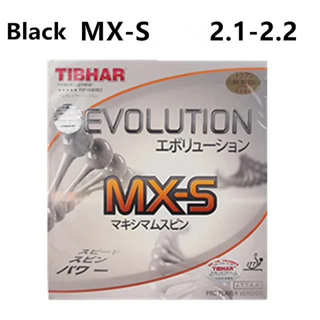 TIBHAR EVOLUTION EL-S/MX-S/FX-S Германия настольный теннис резиновая Pips-in пинг понг губка TENERGY стиль - Цвет: MX-S 2.1 Black