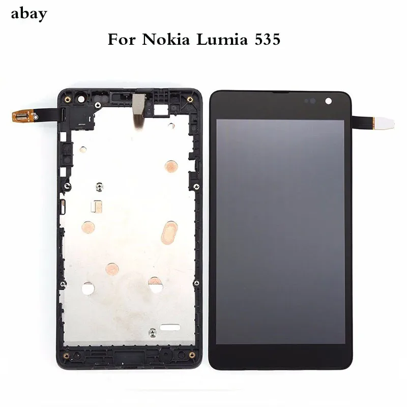 

5.0 inch For Nokia Lumia 535 RM-1090 Version 2S/2C LCD Display+Touch Screen Digitizer Assembly+Frame Replacement Parts
