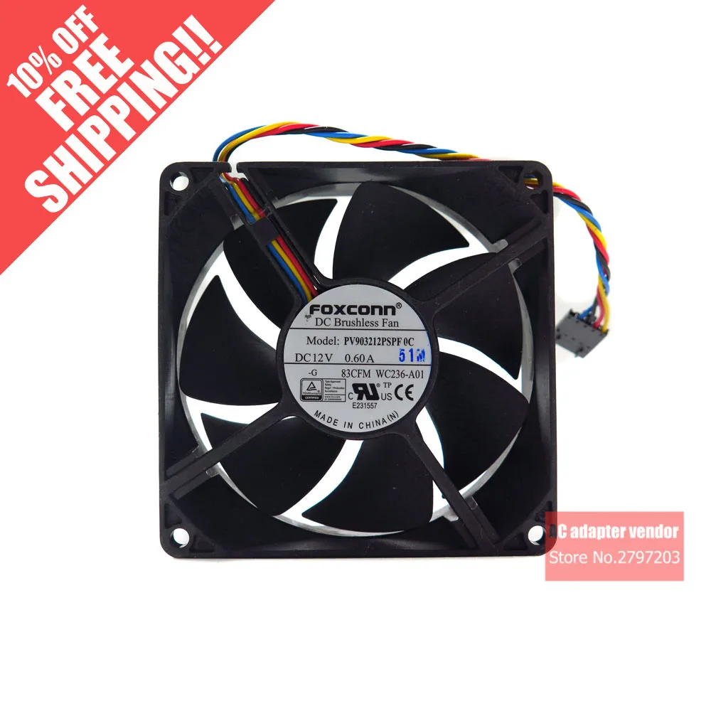 

FOXCONN PV903212PSPF 0A 9232 12V 0.6A Dell cooling fan