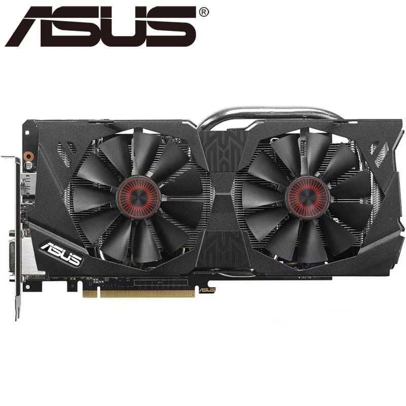 Asus Video Card Original Gtx 970 4gb 256bit Gddr5 Graphics Cards For Nvidia Vga Cards Geforce Gtx970 Hdmi Dvi Game Used On Sale Graphics Cards Aliexpress