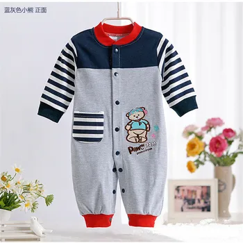 

Autumn Wear Long Sleeve Cotton Clothing Jumpsuits Baby Boy Girl Climb Clothes Hot Print Figure Kids Romper One-Piece Newborn