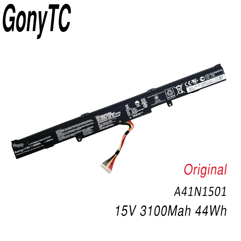 

Genuine Original A41N1501 Laptop Battery for ASUS GL752JW GL752 GL752VL GL752VW N552 N552V N552VW N752 N752V Korea Cell