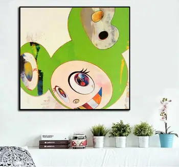 

100%Hand painted on canvas Canvas Painting Abstract Pop Art for living room no framed