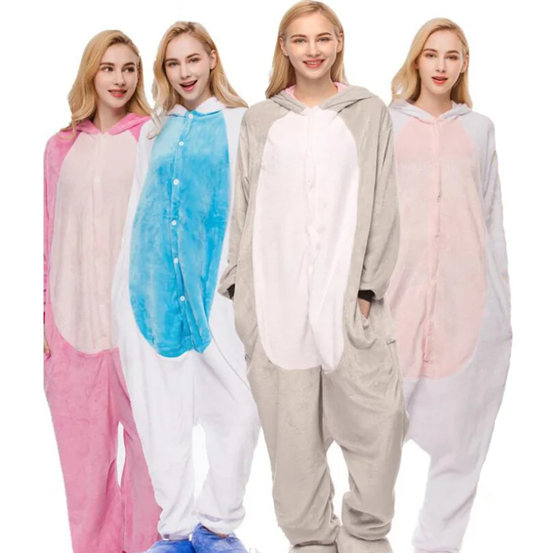 

Adult Anime Koala Blue Unicorn Kigurumi Onesies Costume For Women Animal Pink Stitch Onepieces Sleepwear Home Cloths Girl