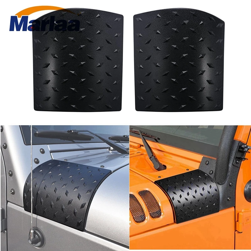 Cowl Body Armor Powder Coated Finish Outer Cowling Cover for Jeep