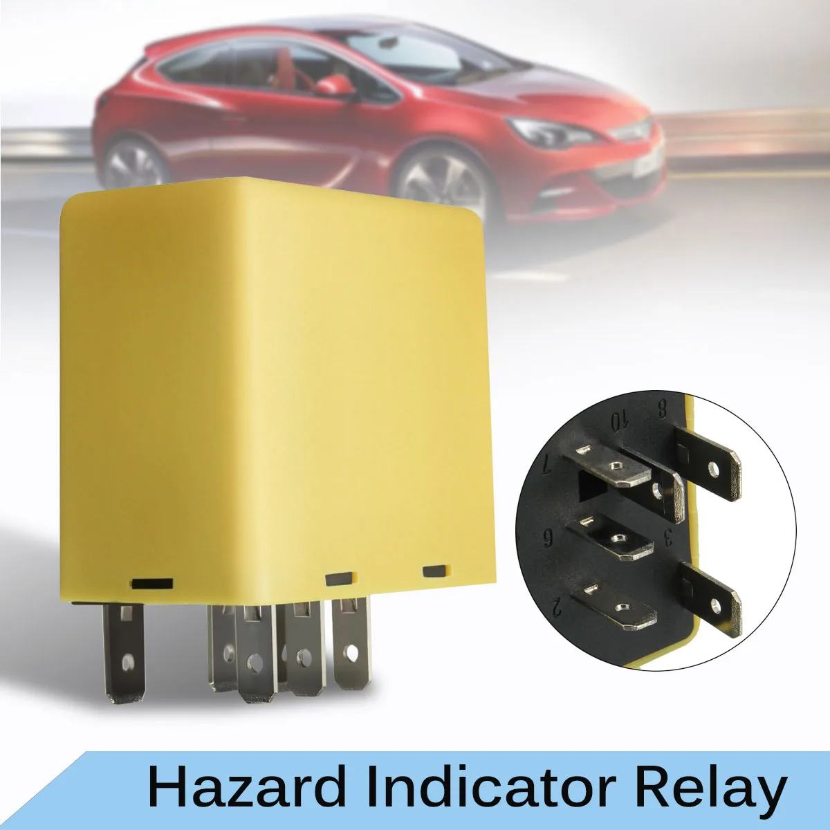 12V 6 Pins Universal Auto Car Flasher Hazard Indicator Relay For Vauxhall Astra Corsa 9134880