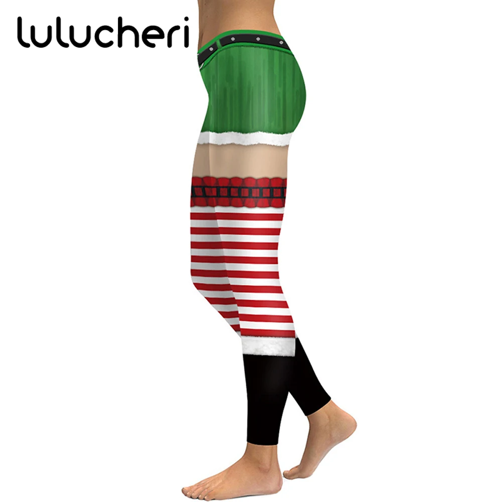 

2018 New Christmas Sexy Leggings For Women Girls Novelty Printing Leggins Plus Size Funny Fitness Legins Ankle-Length Pants