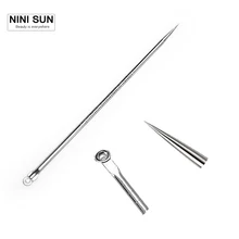 1pcs Face Cleanser Stainless Steel Blackhead Acne Pimples Needle Remover Facial Comedo Pin Cleaner Skin Care Tool Extractor