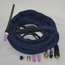 WP-9V-12R 12 футов 125Amp Tig сварочный фонарь в комплекте с контроль газового клапана головка