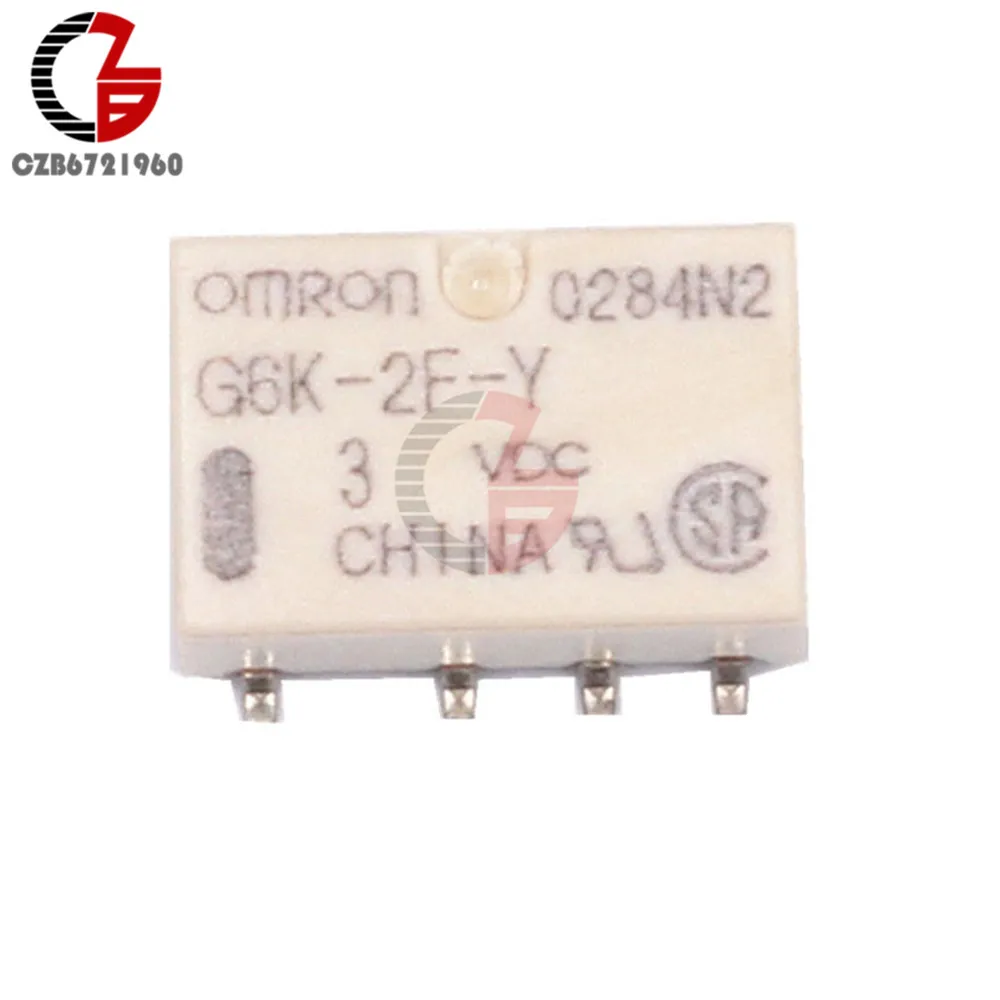 5Pcs SMD G6K-2F-Y Сигнальное реле 3V 5V 12V 24V поверхностного монтажа реле 8Pin для Omron реле безопасности бытовой техники