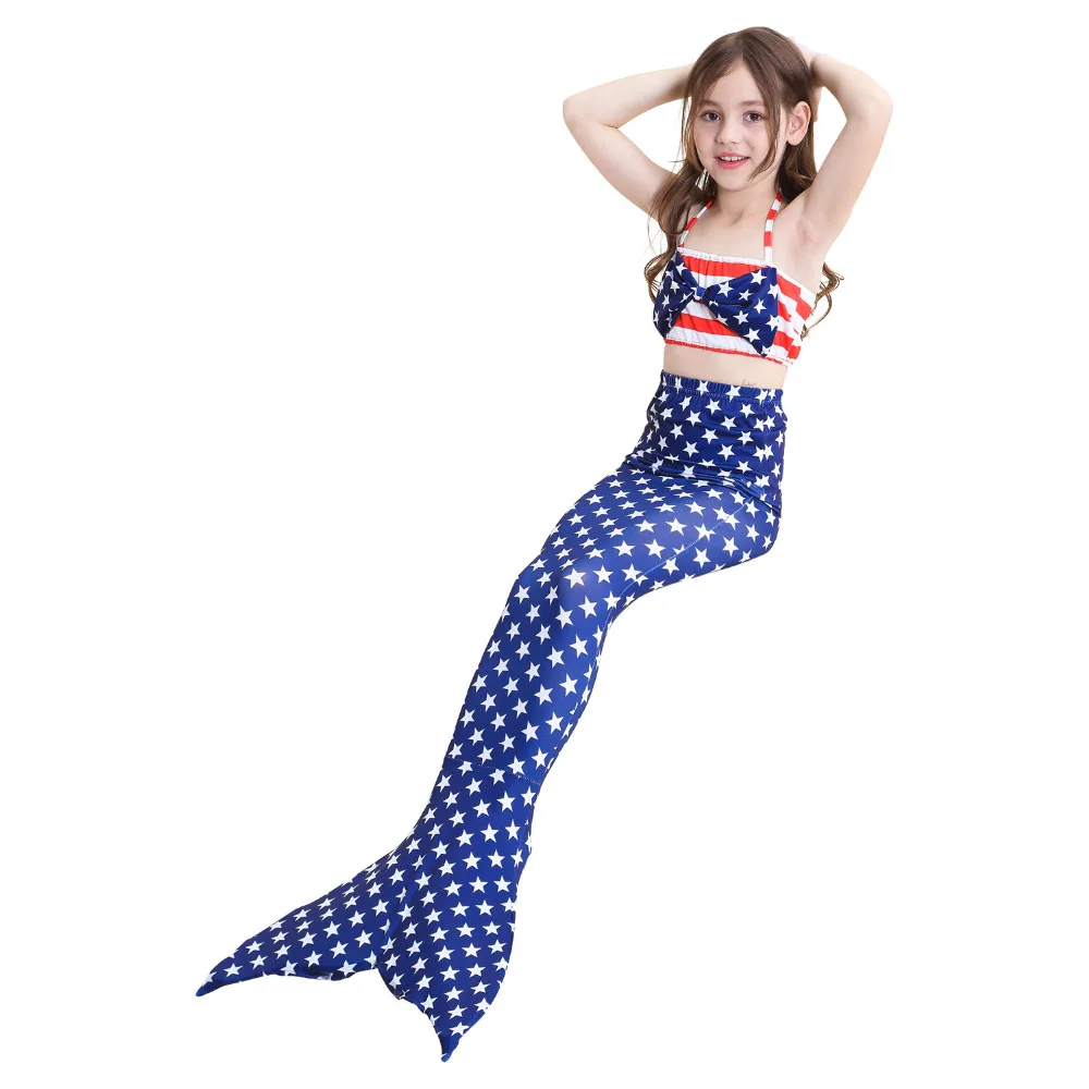 2018-New-4pcs-Kids-Girls-Swimming-Mermaid-Tails-with-Monofin-Cosplay-Costume-Children-Mermaid-for-Child(2)