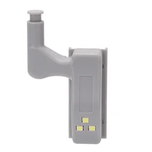 SHGO-5 пакеты внутренний шарнир светодиодный датчик под шкаф светильник s для кухни шкаф для спальни Ночной светильник на батарейках