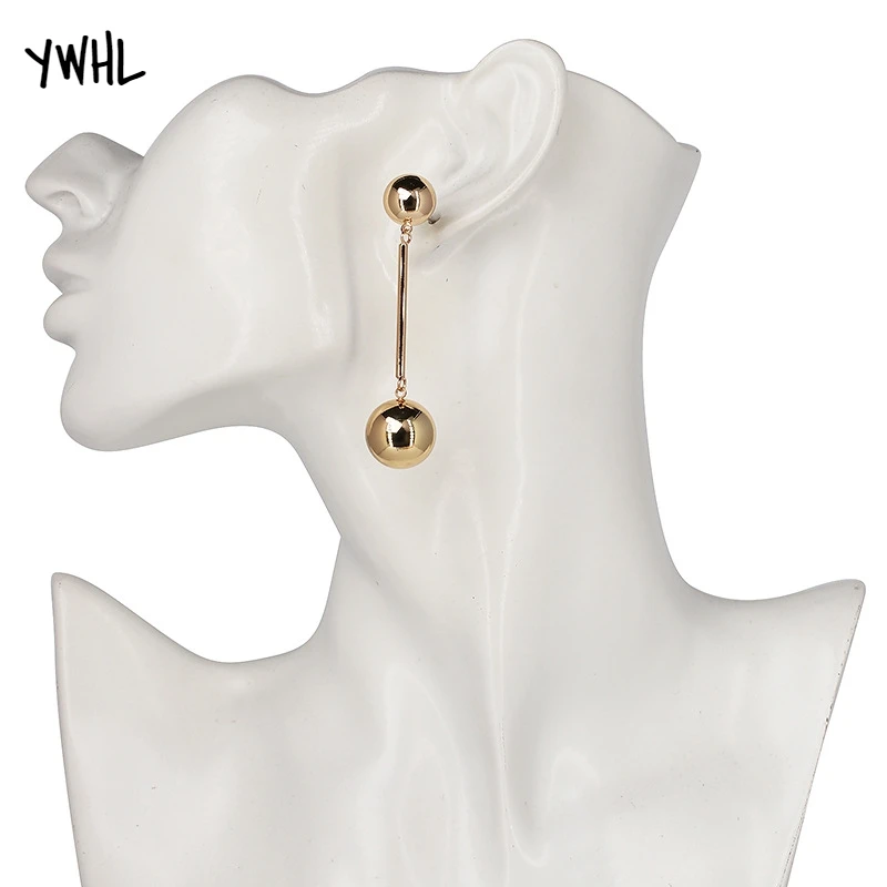 2019 модные серьги для женщин золотые круглые металлические большие ювелирные