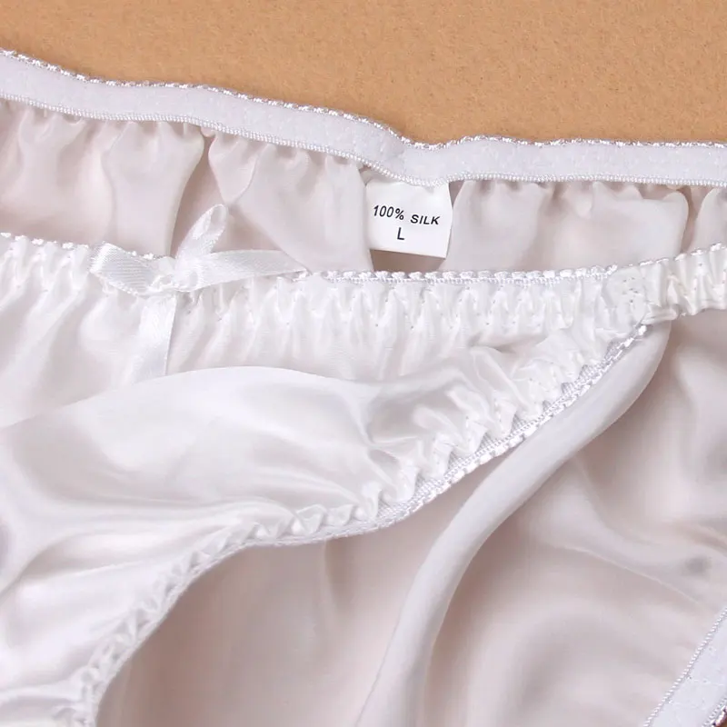 Женские шелковые трусики с заниженной талией M/L/XL/XXL|silk panties women|pure silk woment thong |