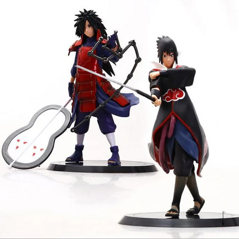 

2pcs Naruto figure uchiha sasuke action figuren set 18cm 2016 New Japan Anime Cartoon Naruto  Uzumaki  figurarts For Decoration