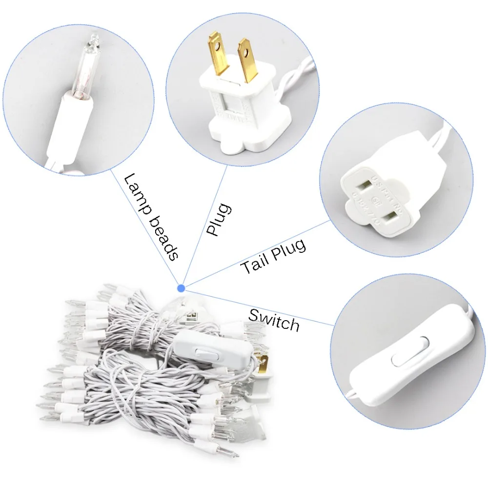 20/35 pcs Lamp Bulbs Holiday Decorative String Light 110V 220V For Christmas Tree Wedding Fairy Garland Lights Thai Lanterns JQ 20/35 pcs Lamp Bulbs Holiday Decorative String Light 110V 220V For Christmas Tree Wedding Fairy Garland Lights Thai Lanterns JQ