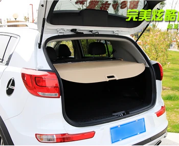 

Car Rear Trunk Security Shield Shade Cargo Cover For KIA SPORTAGE R 2010 2011 2012 2013 2014 2015 (Black, beige)FREE EMS