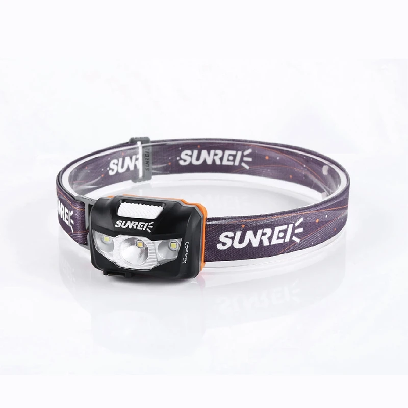 SUNREX Youdo3 LED Headlamp Headlight USB Rechargeable 190LM XPG3 S2 + 2 x 3030 LEDs 1800mAh Li-battery 7 Modes Hiking Camping