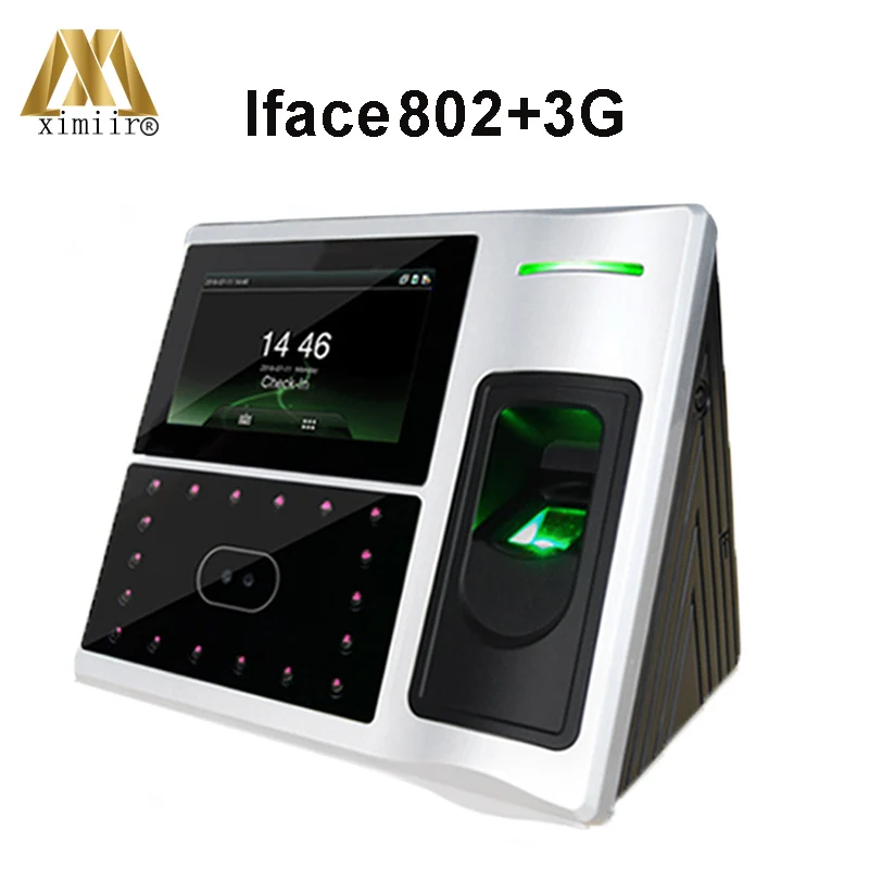 

New 3G ZK Iface802 TCP/IP USB Face Attendance Biometric Fingerprint Door Access Control System Facial Employee Attendance