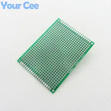 6X8cm 6*8cm Double Side Prototype pcb Breadboard Universal for Arduino 2.54mm Glass Fiber Practice DIY Kit Tinned HASL