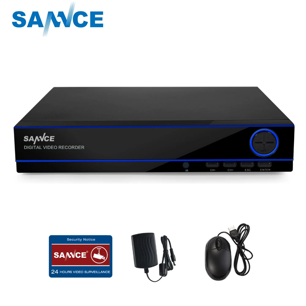 

SANNCE 8CH 1080P HD Record HDMI DVR Digital Video Recorder CCTV Security System QR