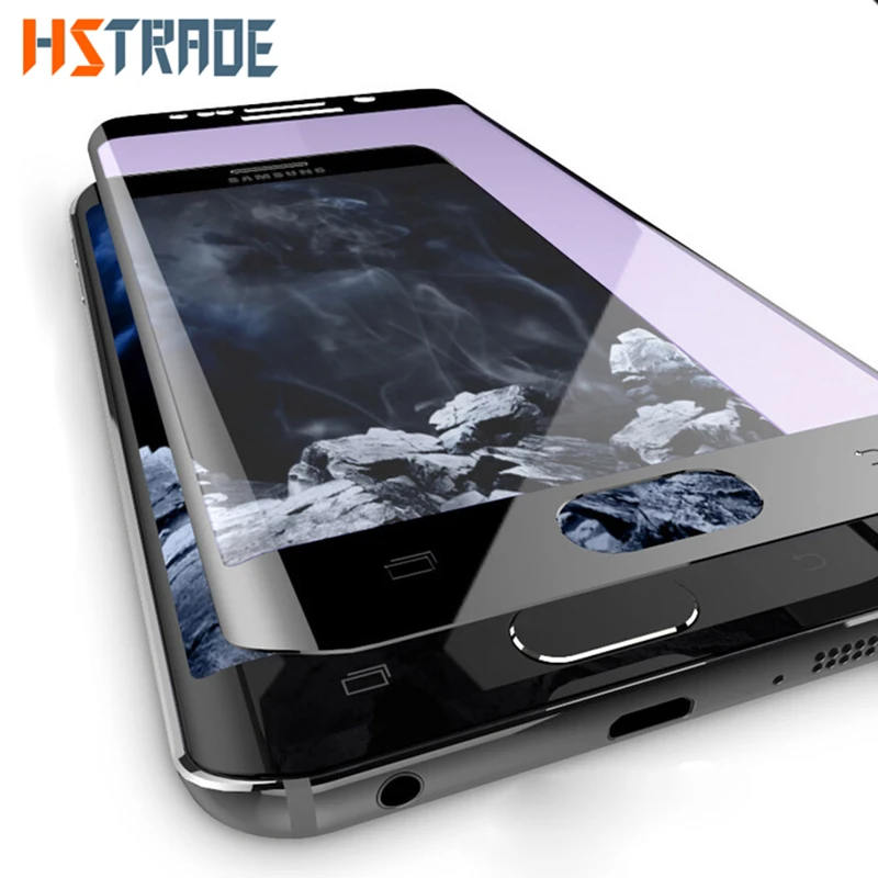 3D Curved Tempered Glass For Samsung Galaxy S8 Plus Full Cover Screen Protective Film S 7 Edge Note 8 Case | Мобильные телефоны и