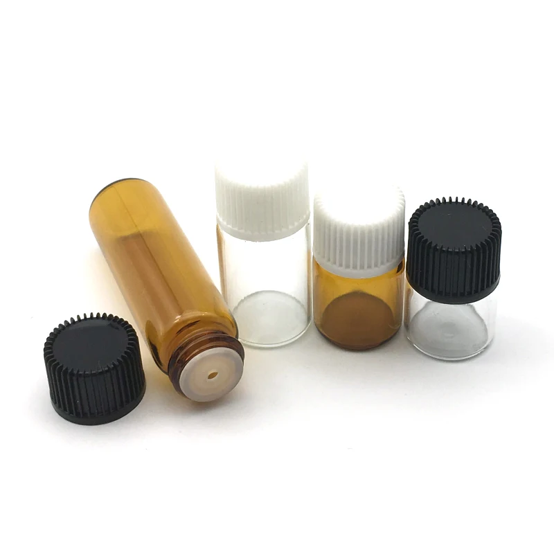 10pcs 1ml 2ml 3ml 5ml Mini Amber Liquid Glass Bottle with Orifice Reducer and Cap Small Essential Oil Clear Vials Free Shipping 10pcs 1ml 2ml 3ml 5ml Mini Amber Liquid Glass Bottle with Orifice Reducer and Cap Small Essential Oil Clear Vials Free Shipping