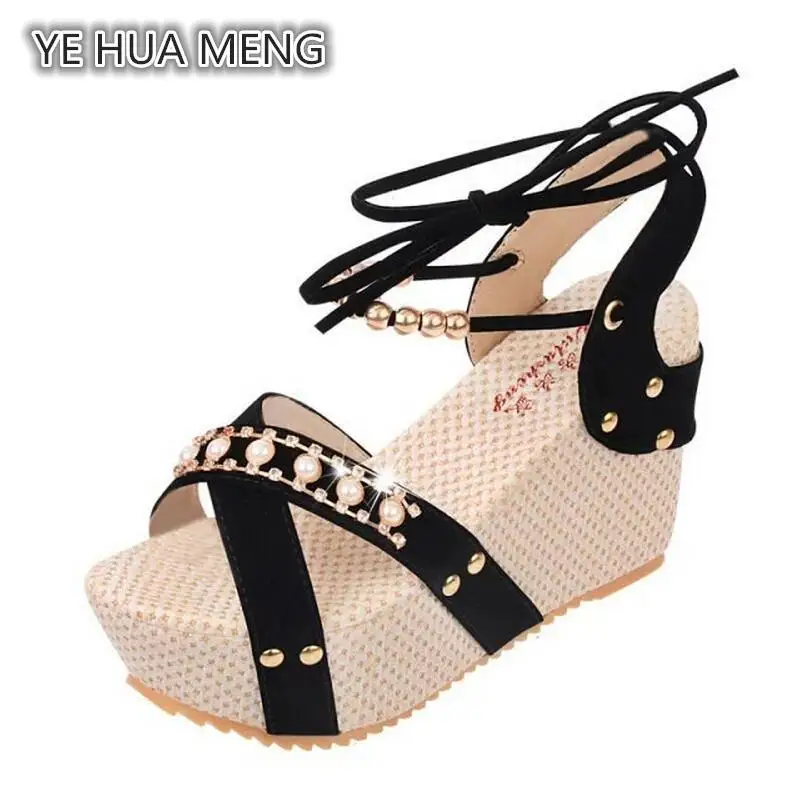Todo Frescas Son Tacón Verano Nuevo Beige Primavera Cómodo fósforo azul De Sandalias negro Zapatos Alto 4qAgxWSwF