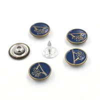 (50 pieces/lot) 12mm Metal Rivets Jeans Buttons Shoes decorative Snap nails  button Clothing & Accessories 1