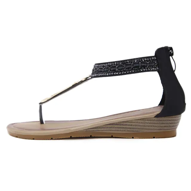 flip flops with small heel