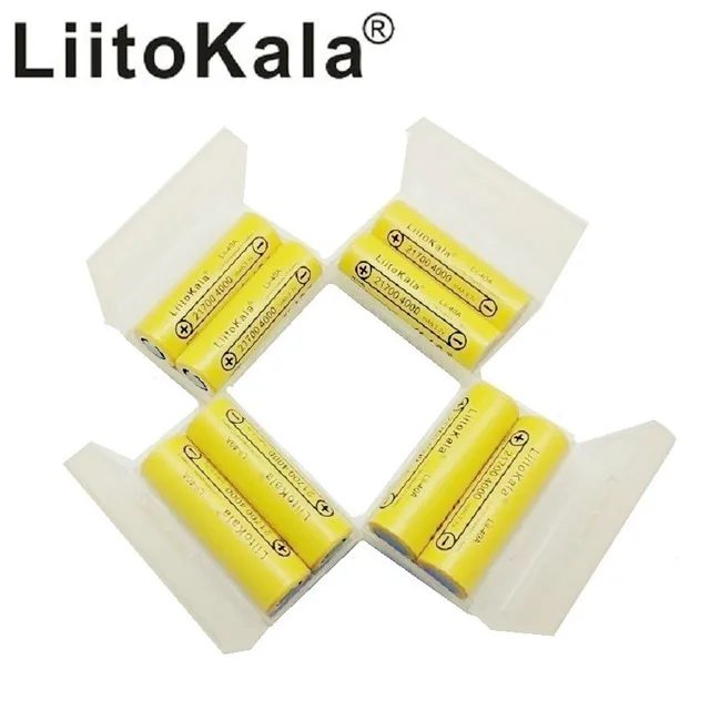 2-14 шт LiitoKala Lii-40A 40A Originals 21700 4000 mah аккумуляторная батарея и сигарета обслуживание Капо