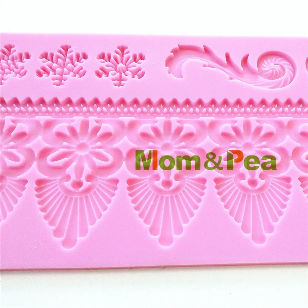 Mom& Pea GX148, Силиконовая Снежинка, кружевная форма, украшение торта, помадка, торт, 3D форма, Пищевая силиконовая форма