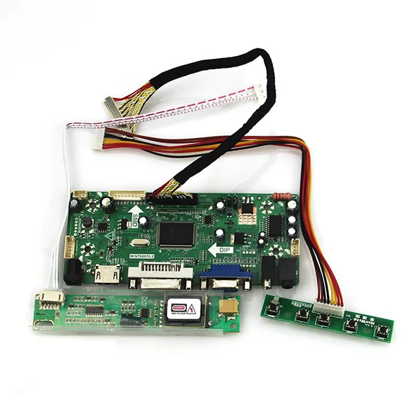 Плата драйвера контроллера M. NT68676 LCD/LED для B170PW06 V.2 N170C2 L02 (HDMI + VGA DVI аудио)