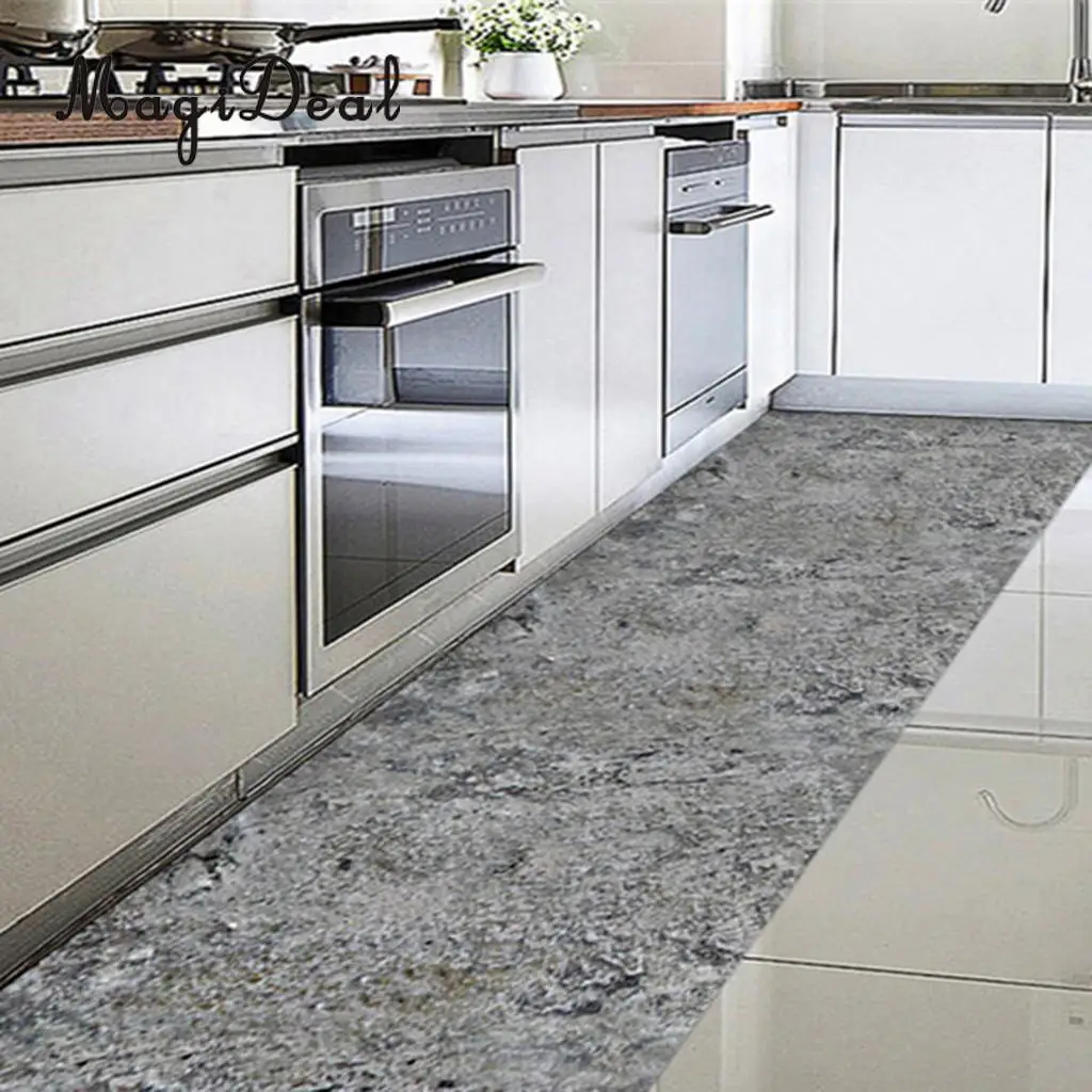 MagiDeal Home Decor Self-adhesive Cobblestones Murals Bathroom Kitchen Floor Stickers Wall Decals